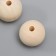 Wooden beads d = 30 mm (set 2 pcs) without coating