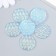 Decor for creativity Plastic "Rain" holography pearl set 6 pcs 2.5x2.5 cm