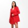 Jacket female single -breasted mist p. 50, red