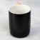 Ceramic mug “Life begins with a cup of coffee”, 400 ml, black color