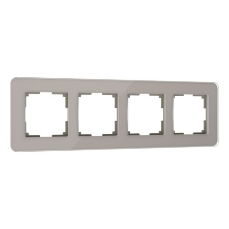 Frame W0042417, 4 Elite sockets, smoky, glass