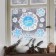 Interior sticker - a vocational book "sparkling snowflakes", 21 x 29.7 cm, New Year
