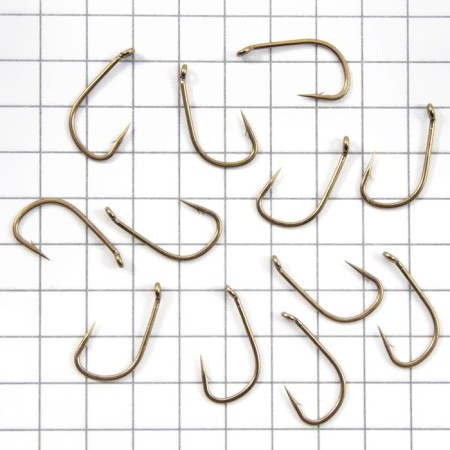 The hook Owner Amano Tenkara Weye Brown No. 6, 12 pcs.-1