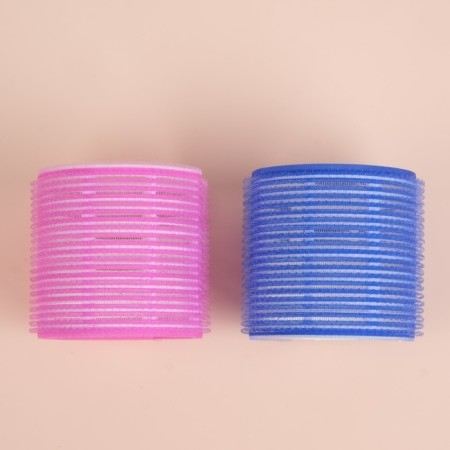 Velcro curlers, d = 6 cm, in a cosmetic bag, 6 pcs, color mix-11