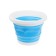 LWM-02 portable mini-stying machine with a bucket of 5 l, folding, blue