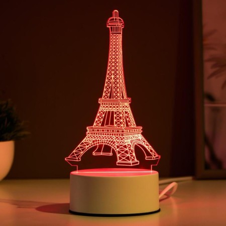 Eiffel Tower lamp from the network 9.5x10x21 cm Risalux-3