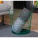 Infinity basket, metal, 46.3x36.9x40.6 cm, green color