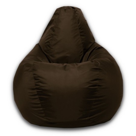 The hand-bag “pear” is positive, size l, diameter 80 cm, height 100 cm, oxford, brown color-1