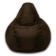 The hand-bag “pear” is positive, size l, diameter 80 cm, height 100 cm, oxford, brown color