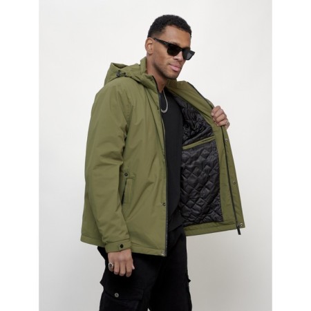 Male spring jacket, size 48, green color-8