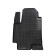 Rubber rugs "net", for Hyundai Solaris II, 2017-n.
