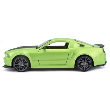 MASTO DIE-CAST FORD MUSTANG Street Racer, opening doors, 1:24, green color-8