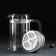 Teapot in a tender jacket - Magistro press "metallic", 800 ml, glass, silver color