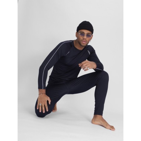 Male thermal underwear, size 54-56, dark blue color-4
