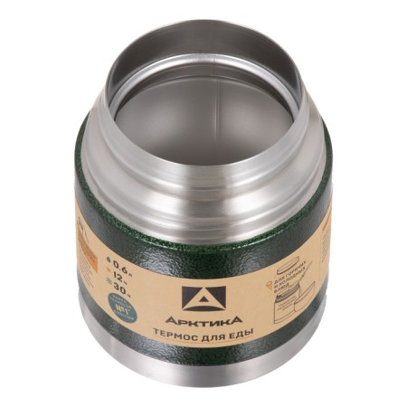 Thermos for food "Arctic", 306, 600 ml, in a case, with a spoon, retains heat 12 hours-6