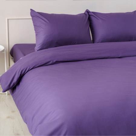 Ideason 2PS set (under 175x215cm, navil 50x70cm 2pcs) purple, pylin 130g/m, HL100%-1