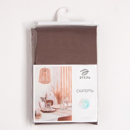 The tablecloth "Ethel" Elegance 150*220 +/- 3cm, central kofey, pl. 192 g/m2, hl with VGMO-3