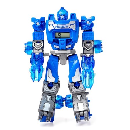 Robot "Clock", transforms into a robot and a machine, the color is blue-2