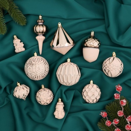 Set of jewelry plastic 11 pcs "Kissin" silver-white