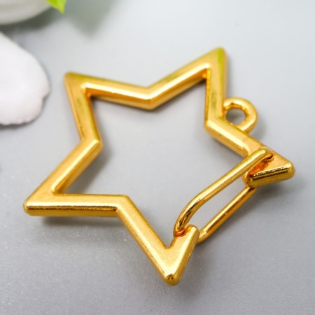 Carabine Metal "Zvezda" gold 2.6x2.6 cm-2
