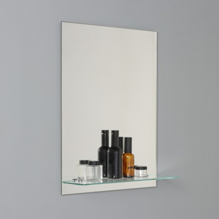 Mirror in a bathroom with a shelf, rectangular, 35 × 50 cm-4