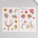 Stick Paper "Forest Deer" set of 6 sheets 18.6x10 cm