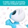 Robot Dog "Smart friend", interactive: with sound recording, light, sound, sensory, musical, on batteries, blue