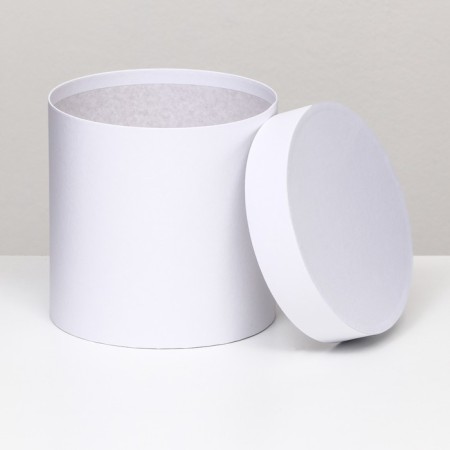 Hat box white, 18 x 18 cm-1