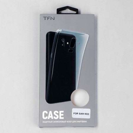 TFN case for Samsung M22, TPU, transparent-3