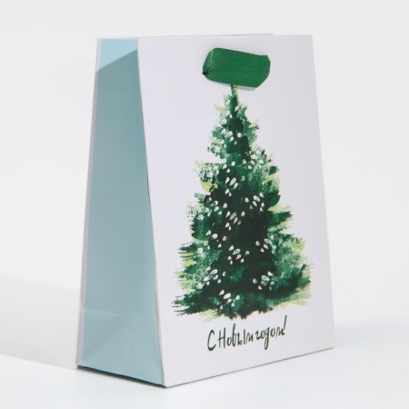 Laminated vertical "Frosty freshness", 12 x 15 x 5.5 cm, New Year-2