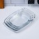A set of baking dishes "Flora", 3 pcs, glass, Iran