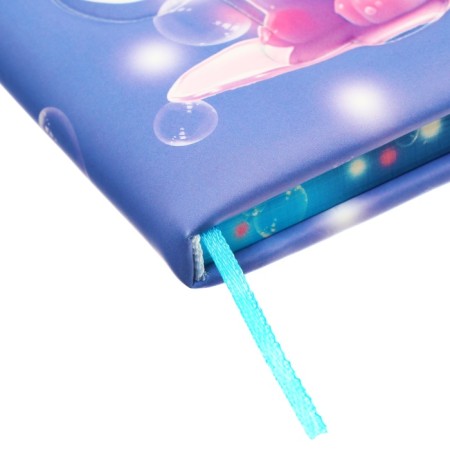 Notebook Gift Book 96l, line, colored cut, PVC Cat cover 3D (17.7x12.4cm)-4