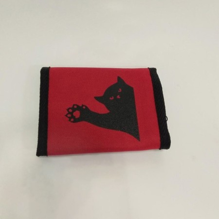 Krasny Oxford wallet "Cat with a paw"