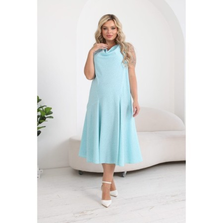 Women's dress, size 46, mint color-3