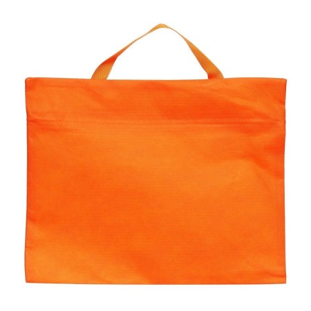 Conference folder with A4 handle, 350 x 270 x 10 mm, textile (spanbond), orange color, calligrata-3