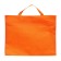 Conference folder with A4 handle, 350 x 270 x 10 mm, textile (spanbond), orange color, calligrata
