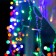 Garland "fringe" 3 × 0.9 m, IP44, UMS, transparent thread, 232 LED, glow of multi, 220 V