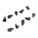 Cargo-EXCCentrik Painted Disassembly Yaman 10 pcs., 16 g, black