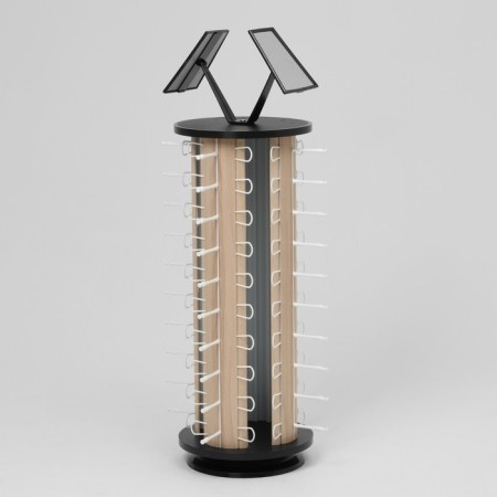 Glasses stand, table, 40 seats, h = 75cm, beige color-2