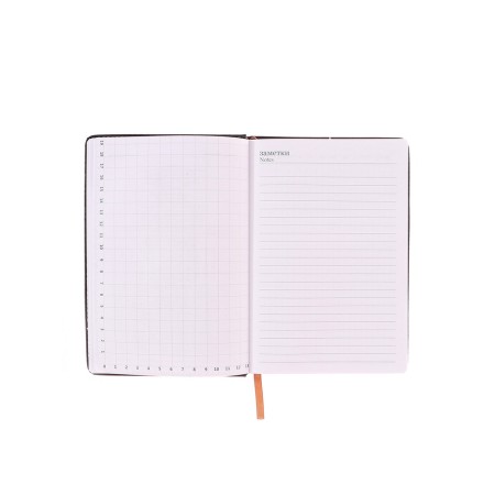 The diary is low, the PVC cover, A5, 140 sheets in the cage, with a rally, with a calculator, mix-10