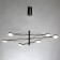 Galexi chandelier, size 110x150x110 cm, 36W 6xled
