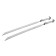 SHAPUS for LULL-KOBAB, Boyscout vegetables, 450x20x2 mm, stainless steel, 2 pcs in package 100387