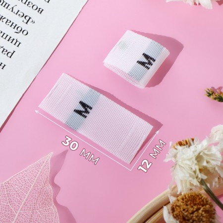 Jacket dimensions, “m”, 12 × 30 mm, 100 pcs, white color-1