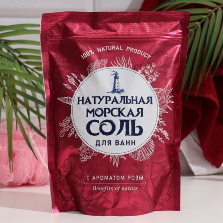 Salt for baths "natural" rose, 1100g