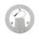 LED module with a driver, 120 mm, 12 W, 960 lm, 6500k, white, 220 V