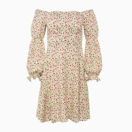 Women's dress Mini Minaku: Enjoy Color White, Rr. 40-8
