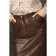 Women's skirt, size 42, brown color