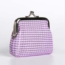 Women's wallet on the farmar, lilac color