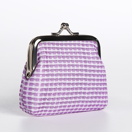 Women's wallet on the farmar, lilac color