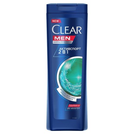 Hair shampoo Clear Men 2 B1 "Activity", 400 ml